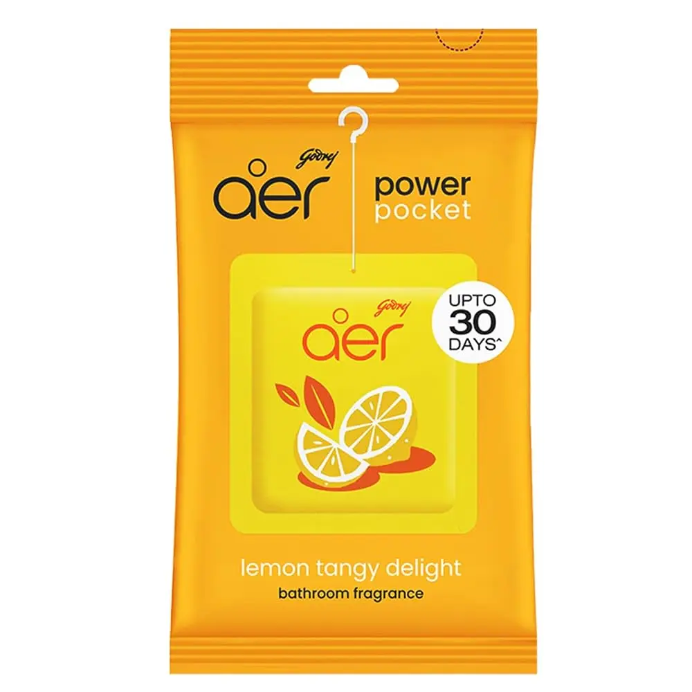 Godrej Aer Pocket Fragrance| Lemon Tangy Delight