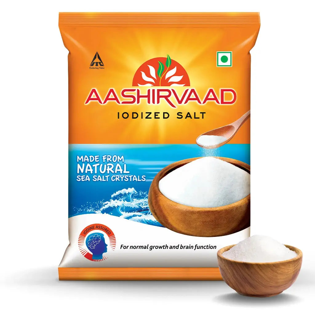 Aashirvaad Iodised Salt (1Kg)