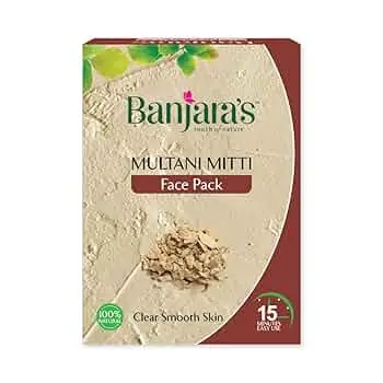 Banjara's Multani Mitti Face Pack Powder | Plain