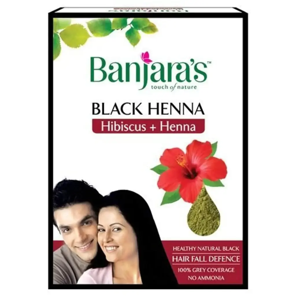 Banjara's Henna Hibiscus + Henna Powder | Black Color
