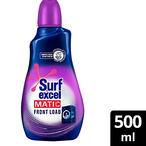 Surf Excel Matic Liquid Detergent Bottle | Front Load (500 ml)