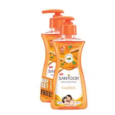Santoor Gentle Hand Wash | Classic