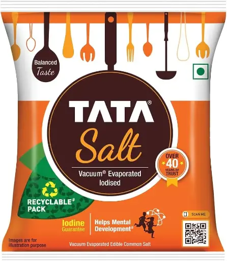 Tata Iodised Salt | vacuum Evaporated (1Kg)