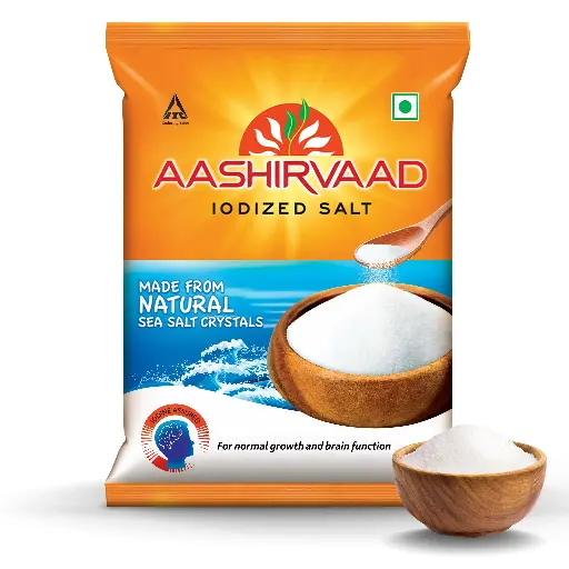 Aashirvaad Iodised Salt (1Kg)