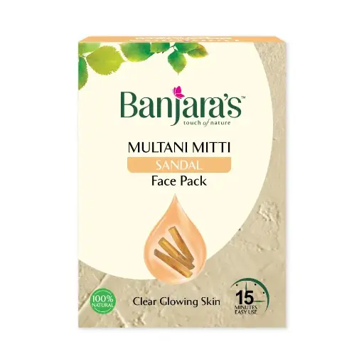 Banjara's Multani Mitti Face Pack Powder | Sandal
