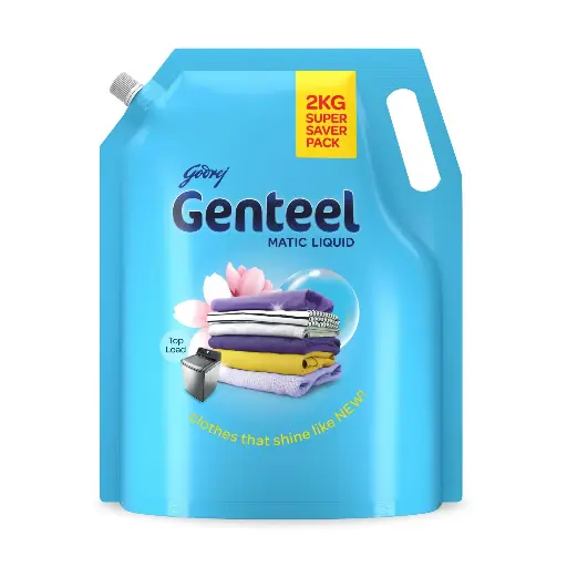 Godrej Genteel Matic Liquid Detergent  Pouch | Top Load