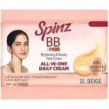 Spinz Face BB Cream | 01. Beige