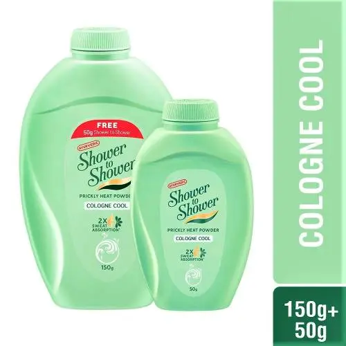 Shower to Shower Prickly Heat Powder | Cologne Cool