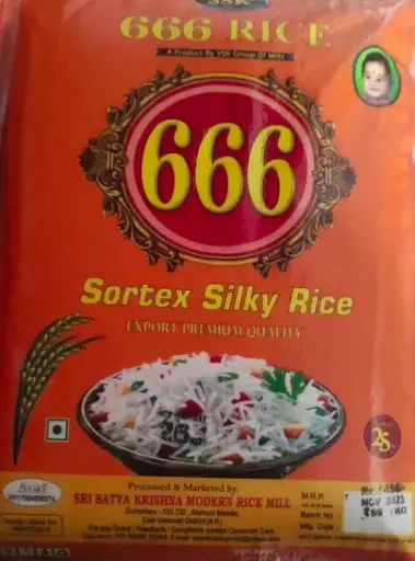 666 Sorted Silky Rice | Orange Color Bag 